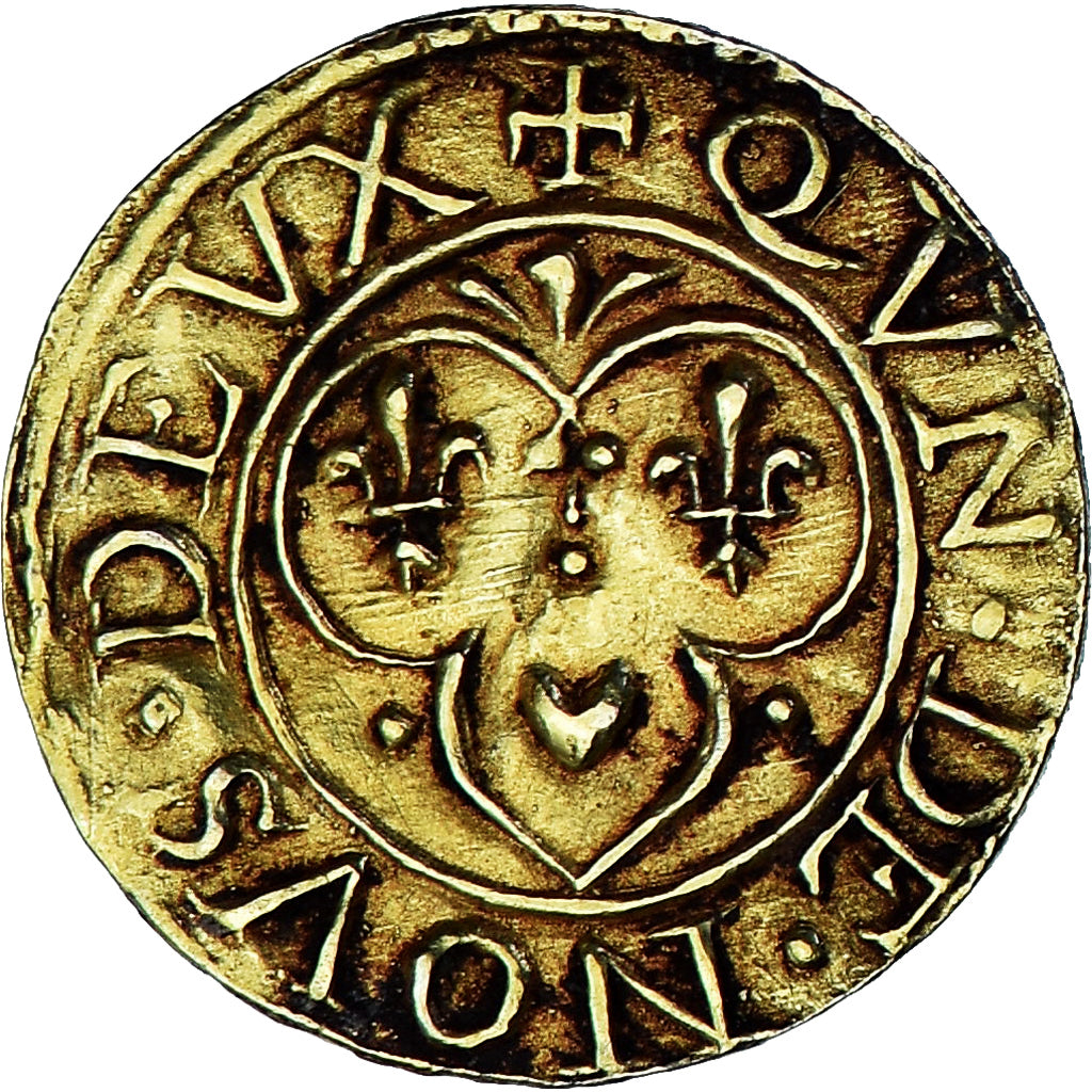 Francia, Denier à épouser, Collection Térisse, BB+, Vermeil, Terisse:D12