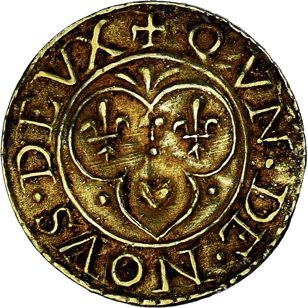 Francia, Denier à épouser, Collection Térisse, BB+, Vermeil, Terisse:D12