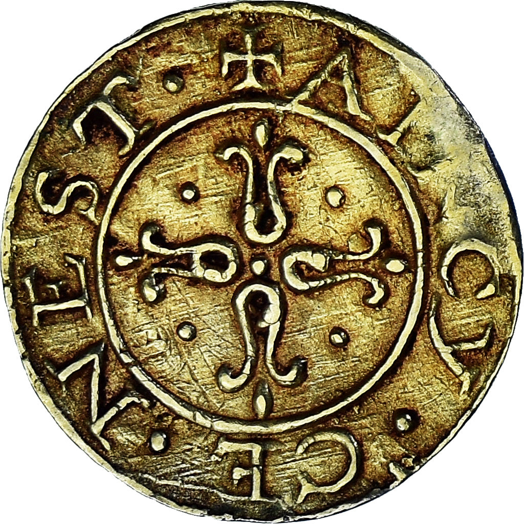 Francia, Denier à épouser, Collection Térisse, BB+, Vermeil, Terisse:D12