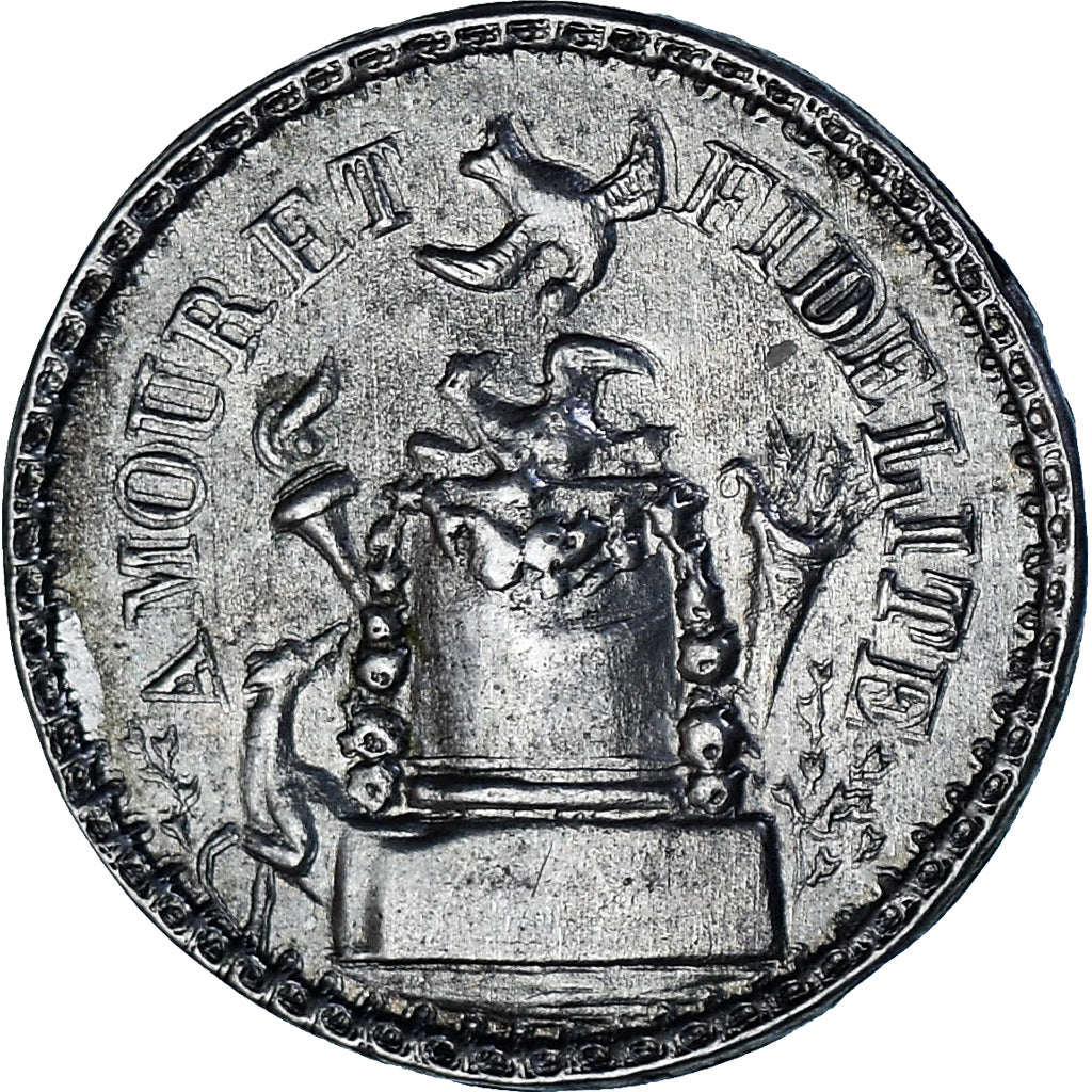 Frankrijk, Denier à épouser, Collection Térisse, ZF+, Zilver, Terisse:D18D