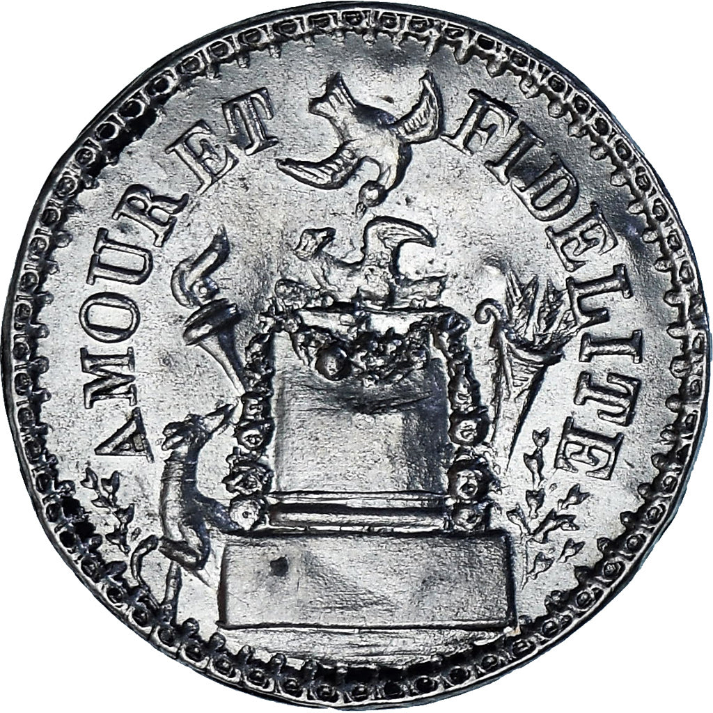 Frankrijk, Denier à épouser, Collection Térisse, ZF+, Zilver, Terisse:D18D