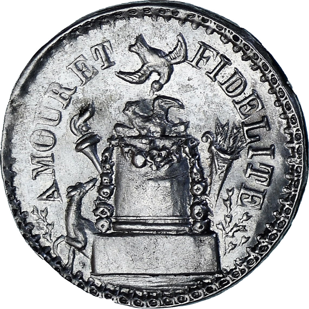 Frankrijk, Denier à épouser, Collection Térisse, ZF+, Zilver, Terisse:D18D