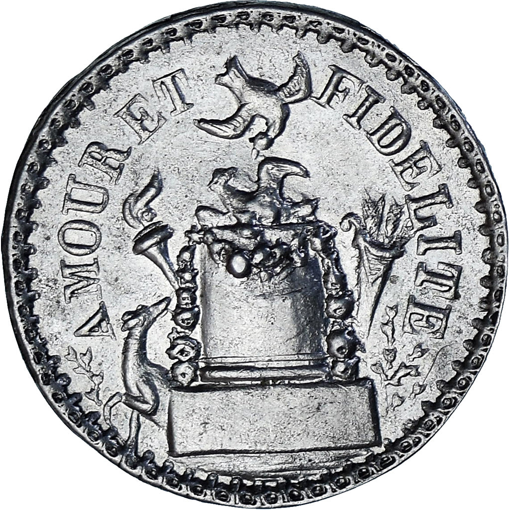 Frankrijk, Denier à épouser, Collection Térisse, ZF+, Zilver, Terisse:D18D