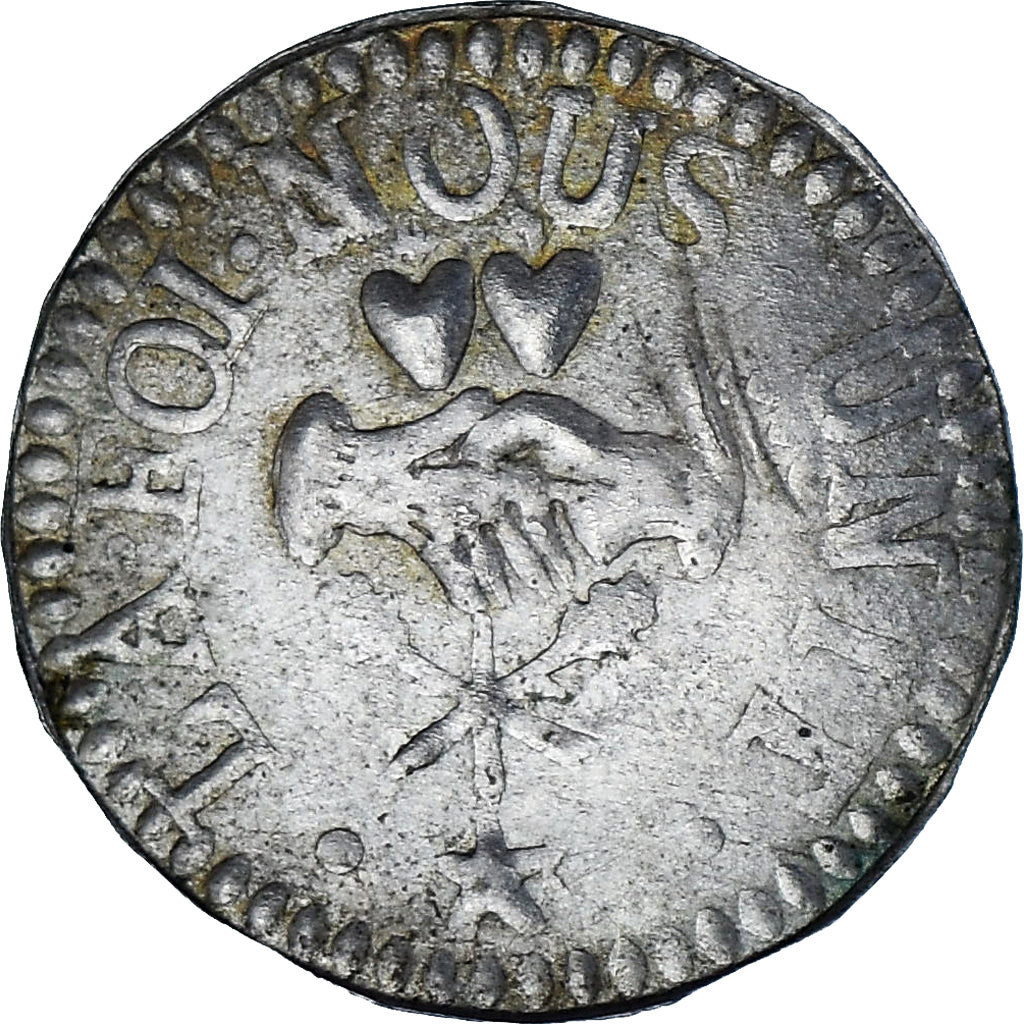 Francia, Denier à épouser, Collection Térisse, MB+, Argento, Terisse:D96