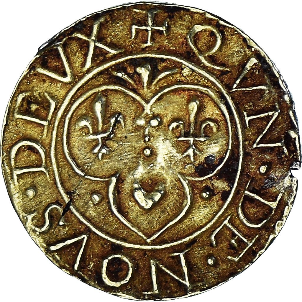 Francia, Denier à épouser, Collection Térisse, BB+, Vermeil, Terisse:D12