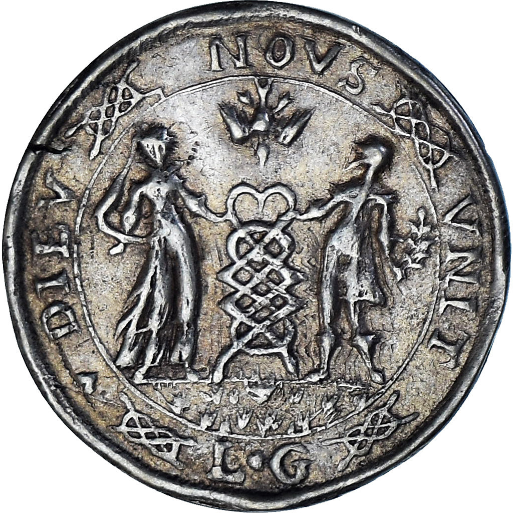 Frankrijk, Denier à épouser, Collection Térisse, ZF+, Zilver, Terisse:D62