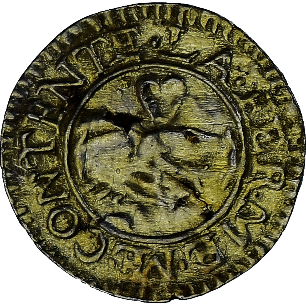 France, Denier à épouser, Collection Térisse, VF(30-35), Vermeil, Terisse:D79