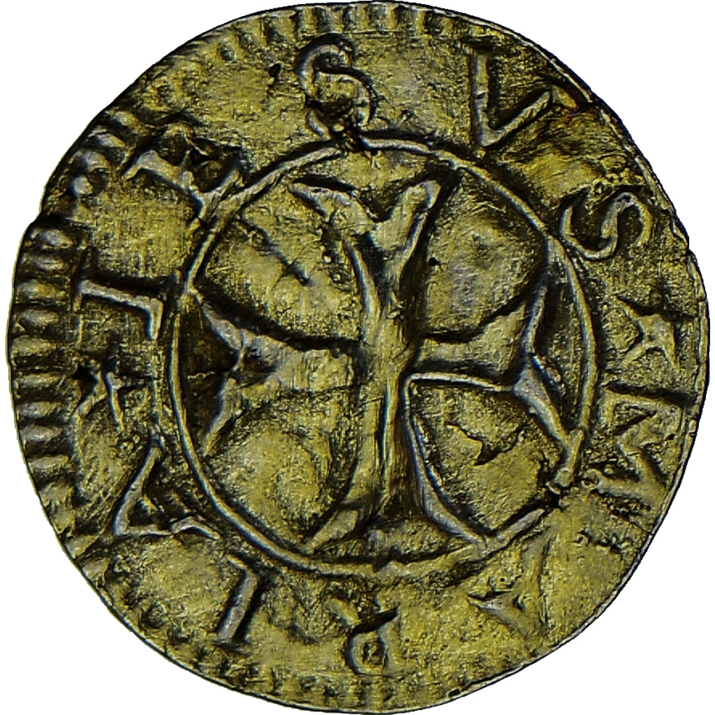 France, Denier à épouser, Collection Térisse, VF(30-35), Vermeil, Terisse:D79