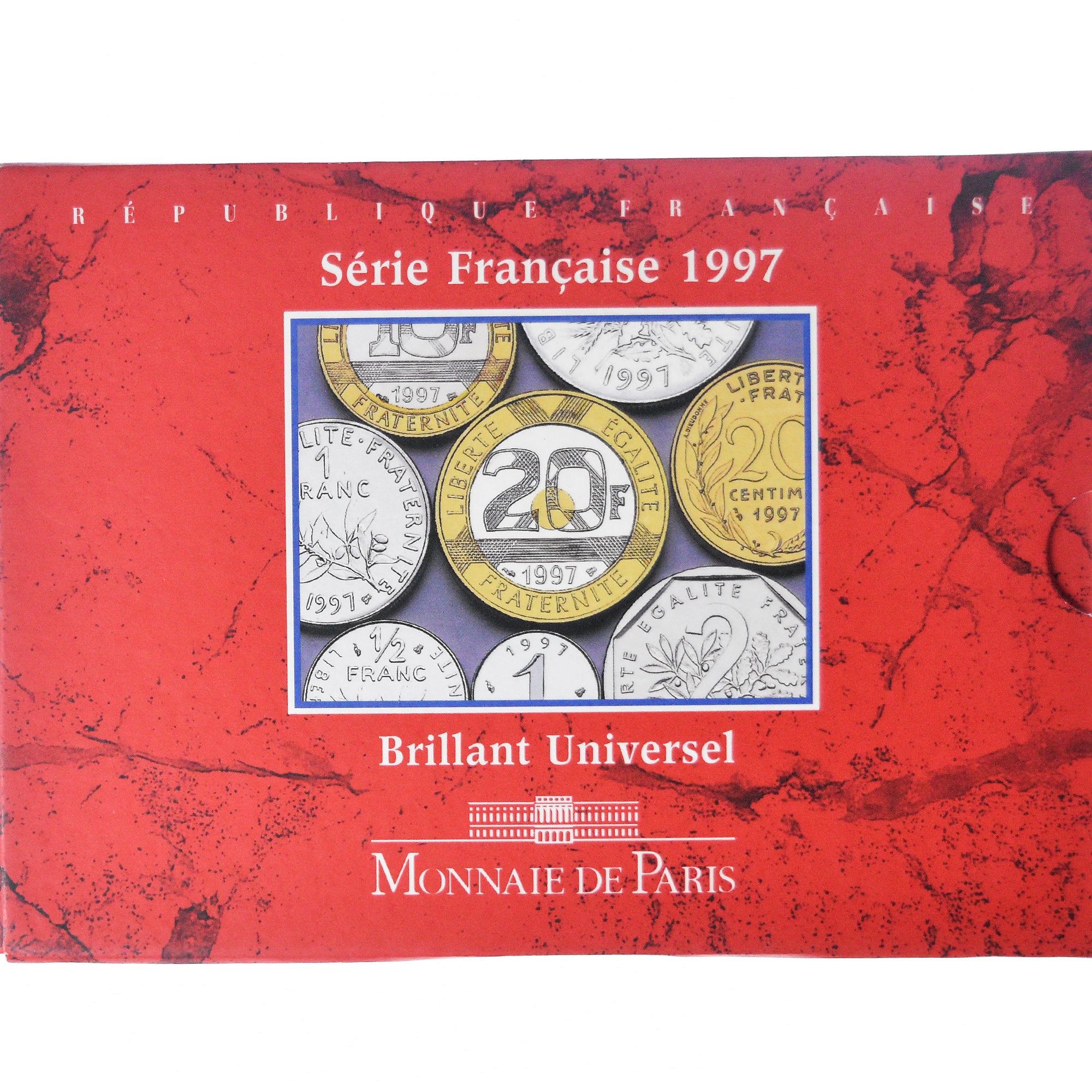 Monnaie, France, Coffret 1 c. à 20 frs., 1997, Monnaie de Paris, BU, FDC