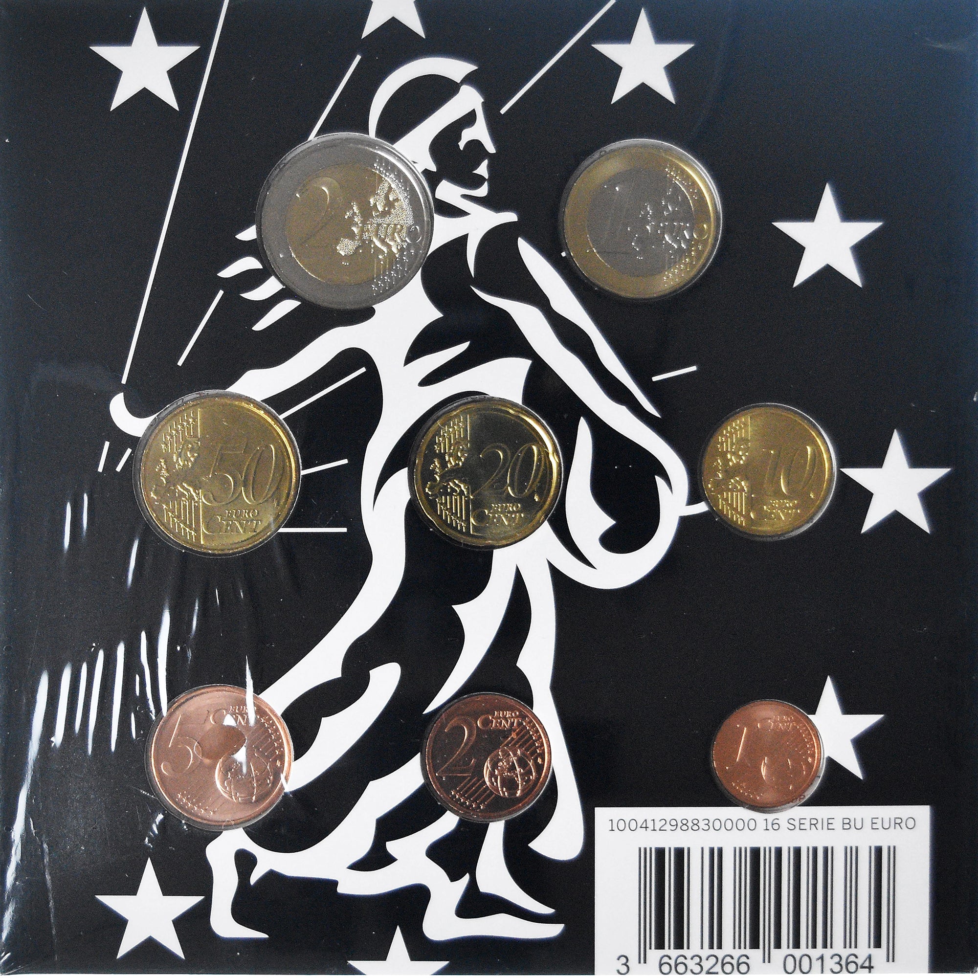 France, Coffret 1c. à 2€, 2016, Monnaie de Paris, BU, FDC