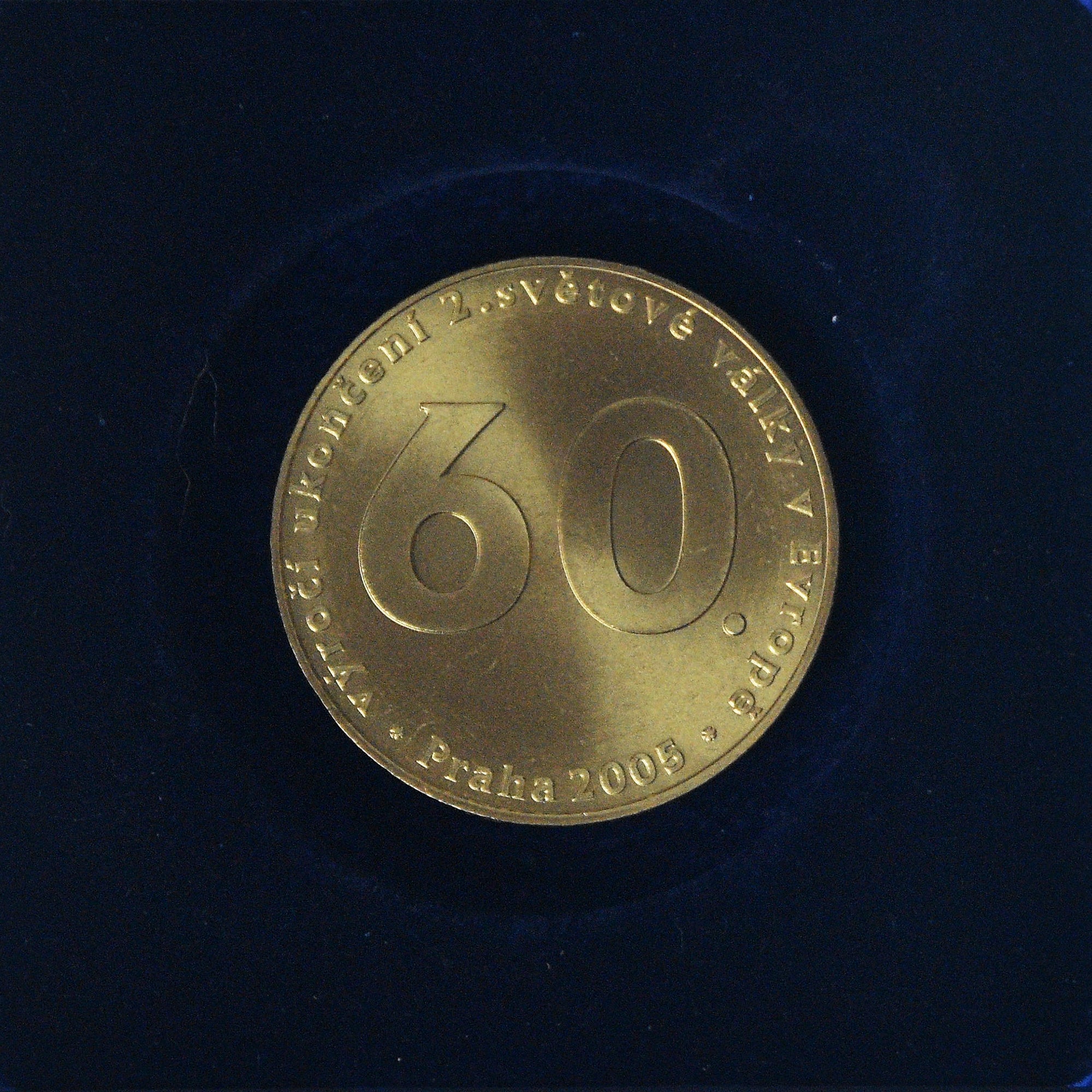 Czech Republic, Medal, 60e anniversaire de la fin de la seconde guerre mondiale