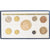 Monnaie, France, Coffret 1 c. à 50 frs., 1974, Monnaie de Paris, FDC, FDC