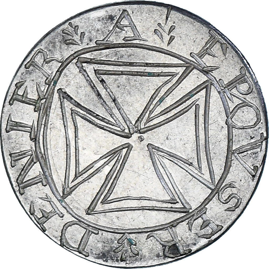 Francia, Denier à épouser, Collection Térisse, MBC, Plata, Terisse:-