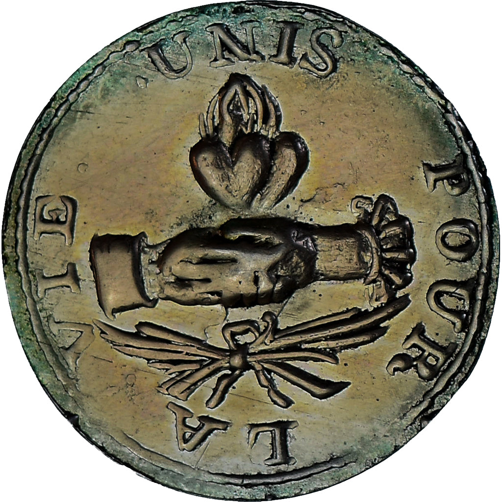 Frankrijk, Denier à épouser, Collection Térisse, ZF+, Zilver, Terisse:D133