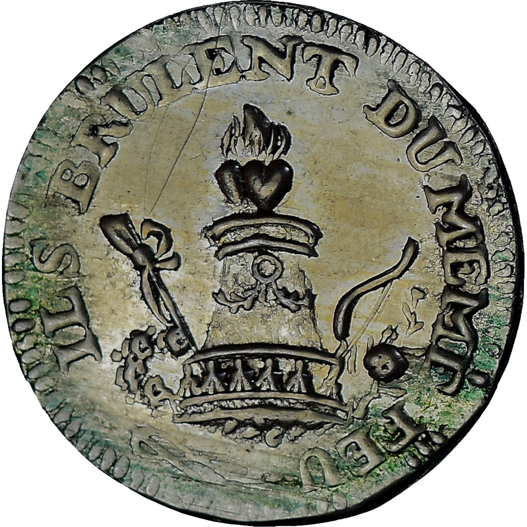 Frankrijk, Denier à épouser, Collection Térisse, ZF+, Zilver, Terisse:D133