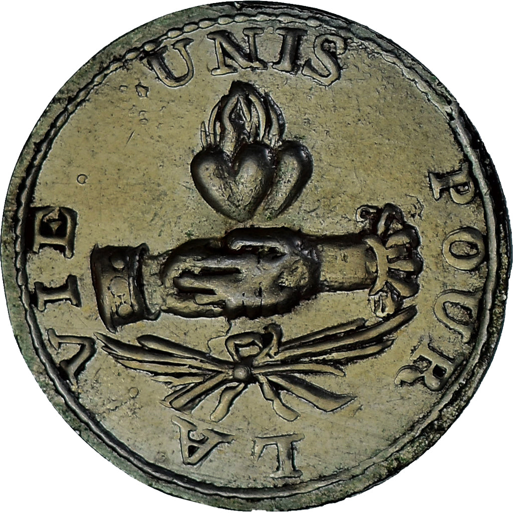 Frankrijk, Denier à épouser, Collection Térisse, ZF+, Zilver, Terisse:D133