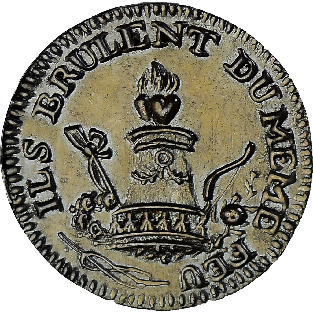 Frankrijk, Denier à épouser, Collection Térisse, ZF+, Zilver, Terisse:D133