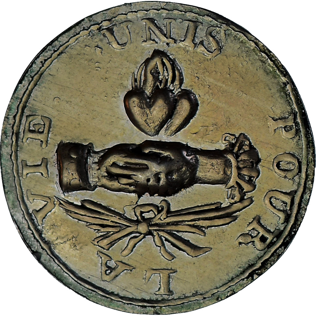 Frankrijk, Denier à épouser, Collection Térisse, ZF+, Zilver, Terisse:D133