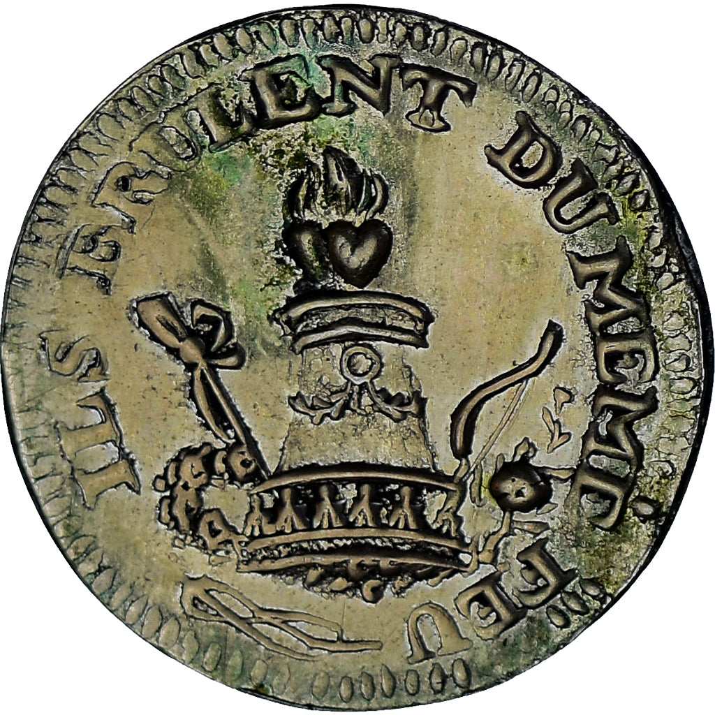 Frankrijk, Denier à épouser, Collection Térisse, ZF+, Zilver, Terisse:D133