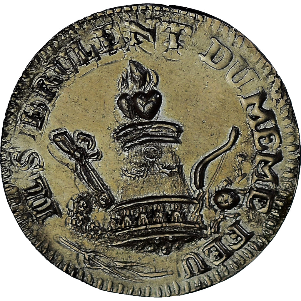 Frankrijk, Denier à épouser, Collection Térisse, ZF+, Zilver, Terisse:D133