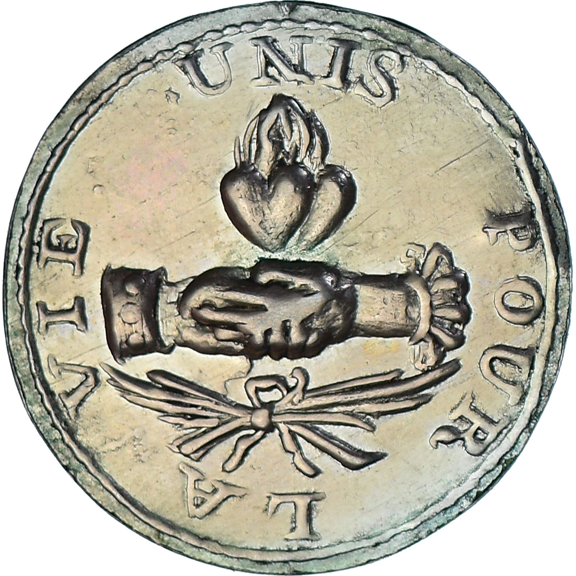 Frankrijk, Denier à épouser, Collection Térisse, ZF+, Zilver, Terisse:D133