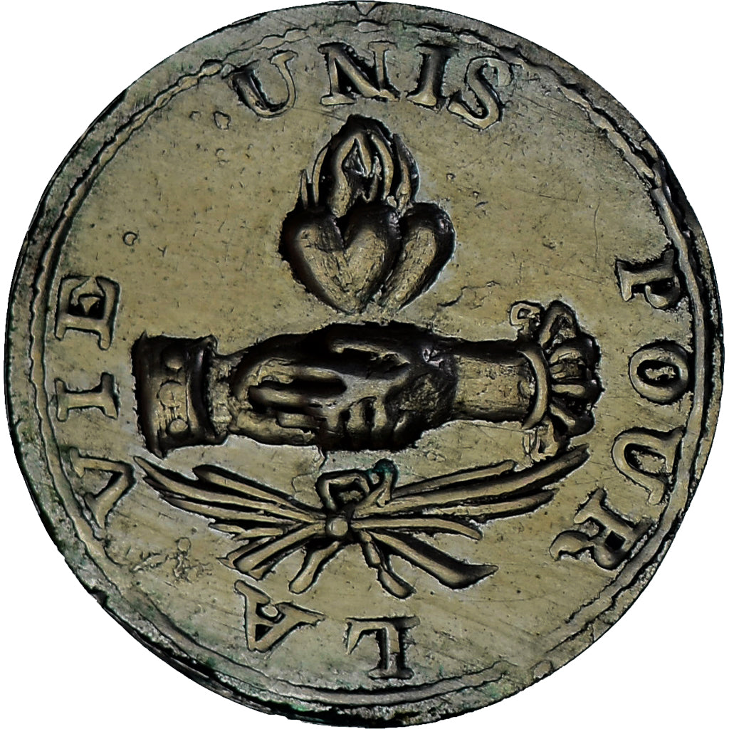 Frankrijk, Denier à épouser, Collection Térisse, ZF+, Zilver, Terisse:D133