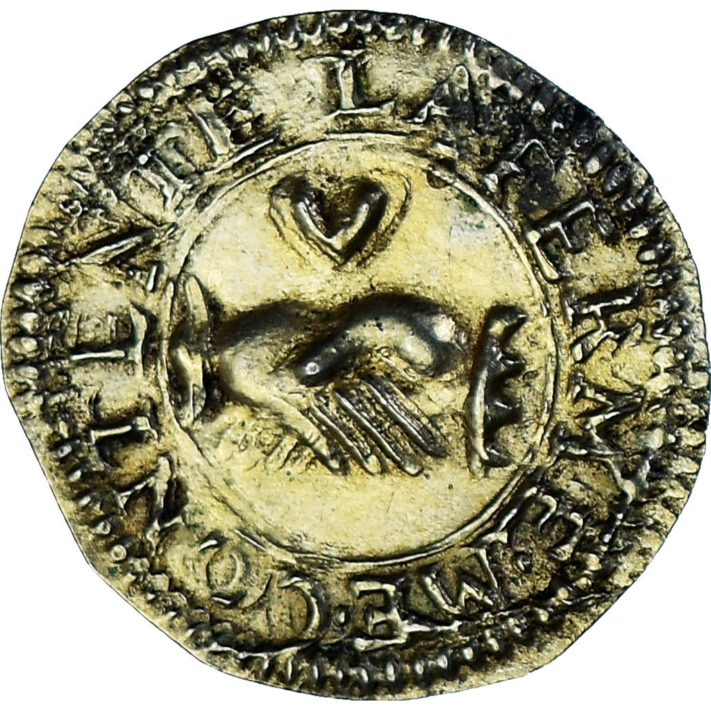 Francia, Denier à épouser, Collection Térisse, MB+, Vermeil, Terisse:D80