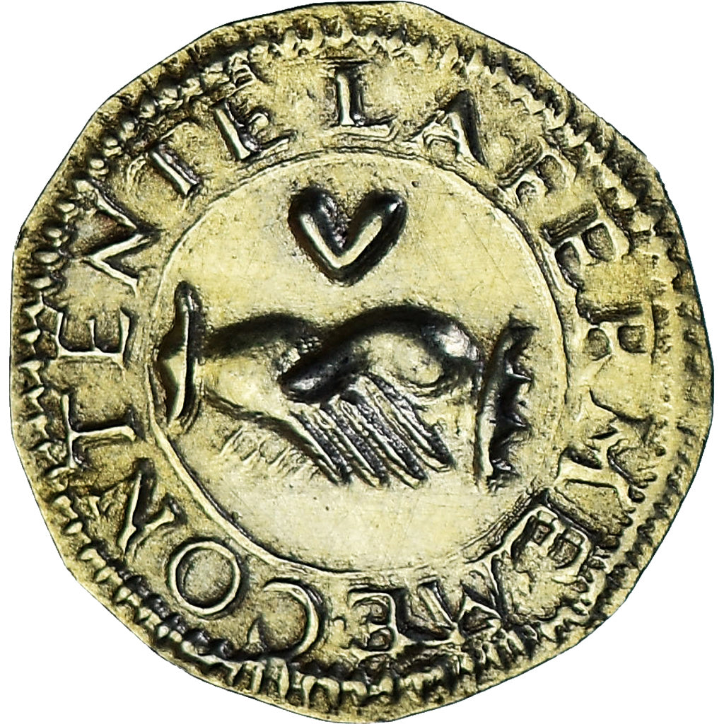 Frankrijk, Denier à épouser, Collection Térisse, ZF+, Vermeil, Terisse:D80