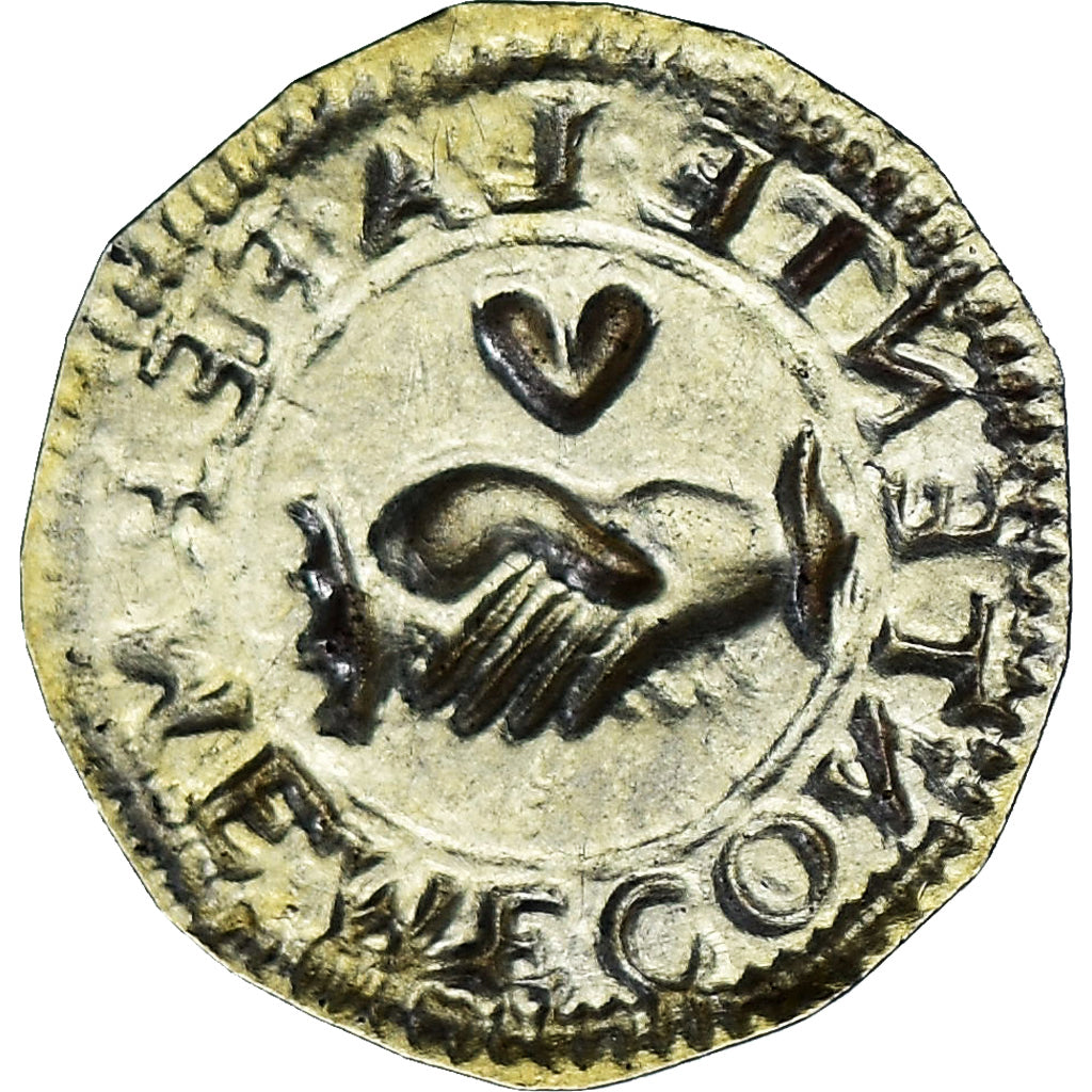 Frankrijk, Denier à épouser, Collection Térisse, ZF+, Vermeil, Terisse:D80