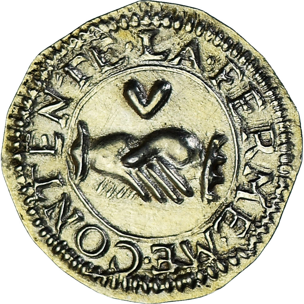 Francia, Denier à épouser, Collection Térisse, BB+, Vermeil, Terisse:D80