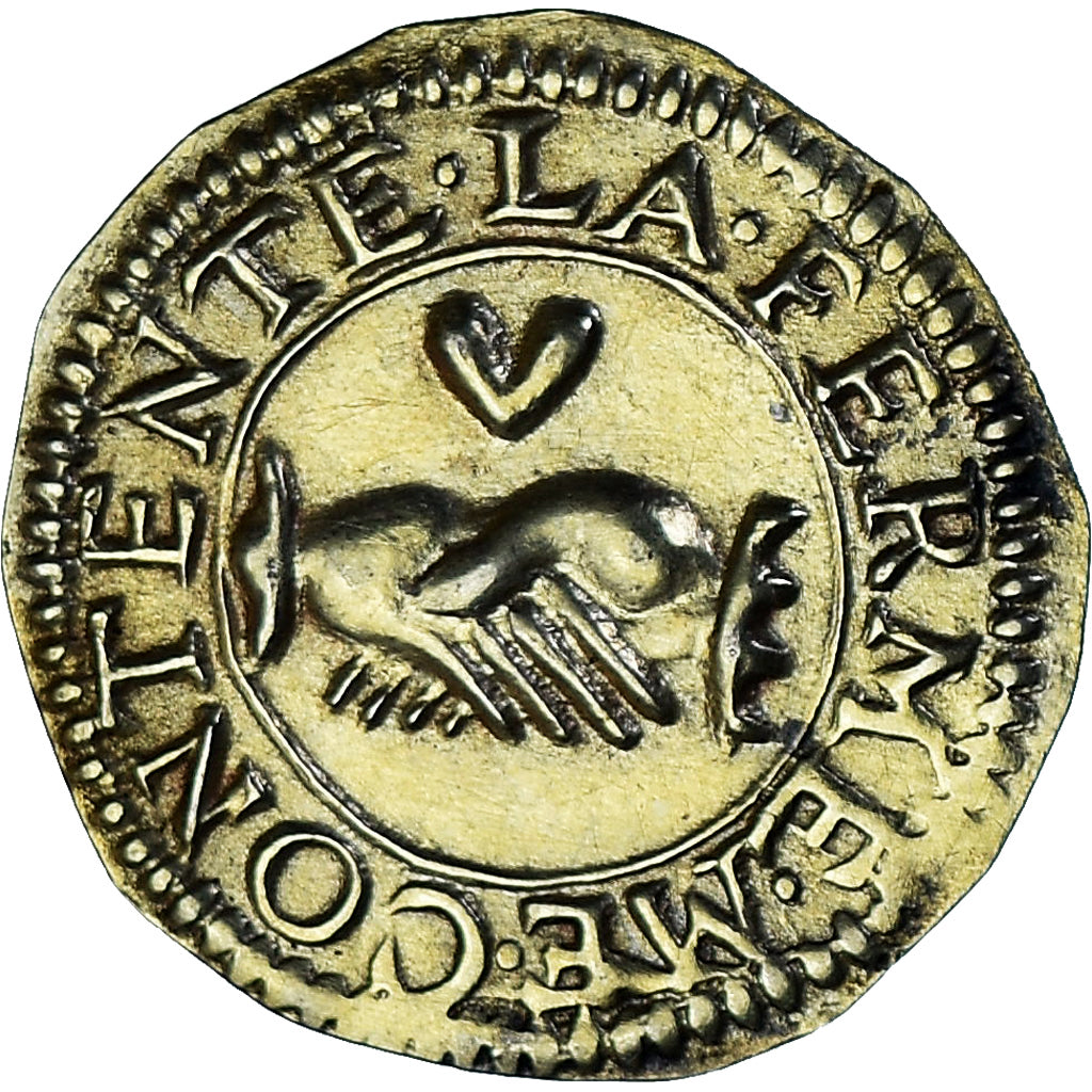 Francia, Denier à épouser, Collection Térisse, EBC, Oro vermeil, Terisse:D80