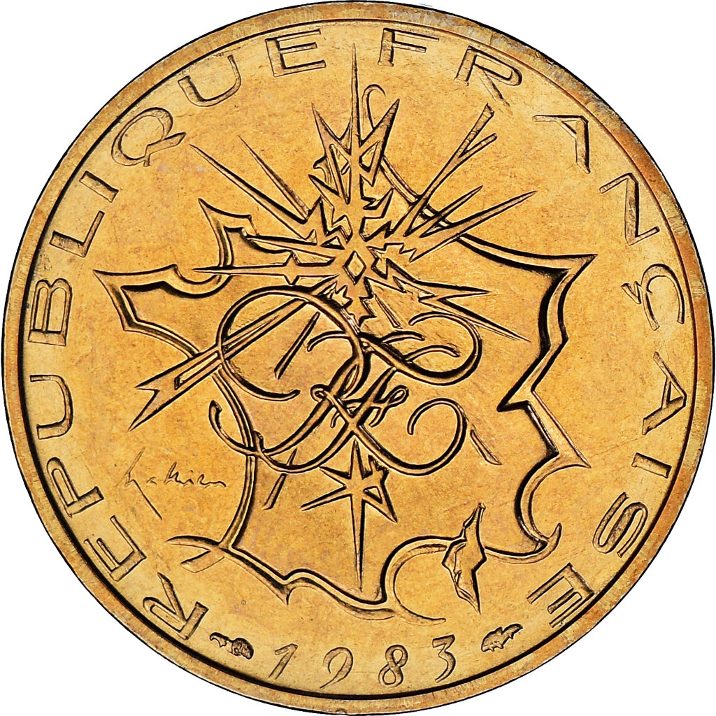 Munten, Frankrijk, Mathieu, 10 Francs, 1983, Monnaie de Paris, série FDC
