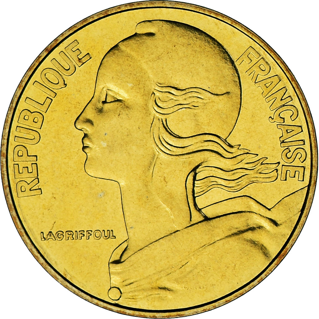 Münze, Frankreich, Marianne, 20 Centimes, 1983, Monnaie de Paris, série FDC