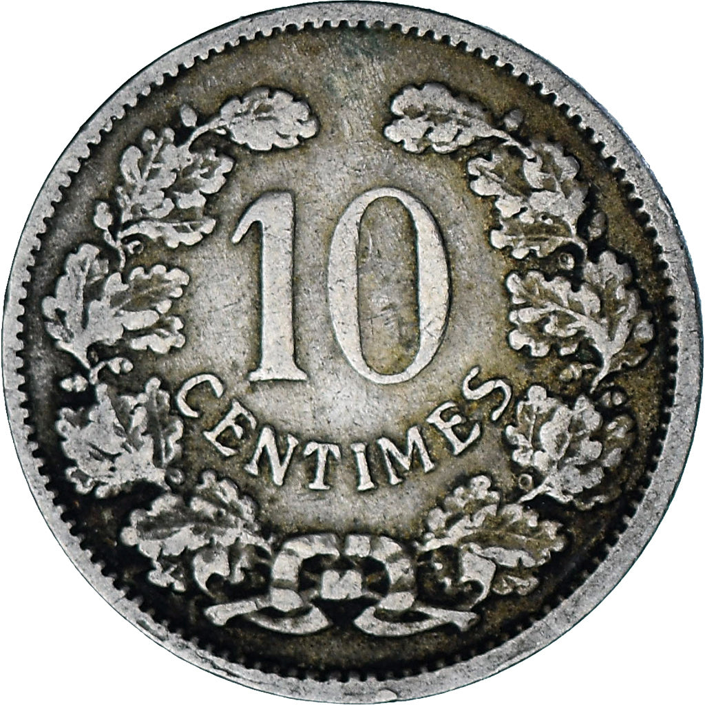 Coin, Luxembourg, Adolphe, 10 Centimes, 1901, Brussels, VF(30-35)