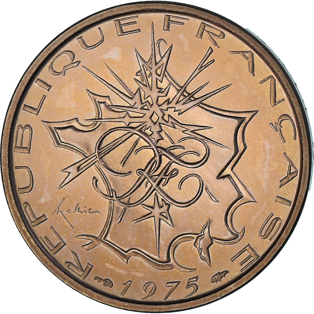 Monnaie, France, Mathieu, 10 Francs, 1975, Monnaie de Paris, série FDC, Tranche