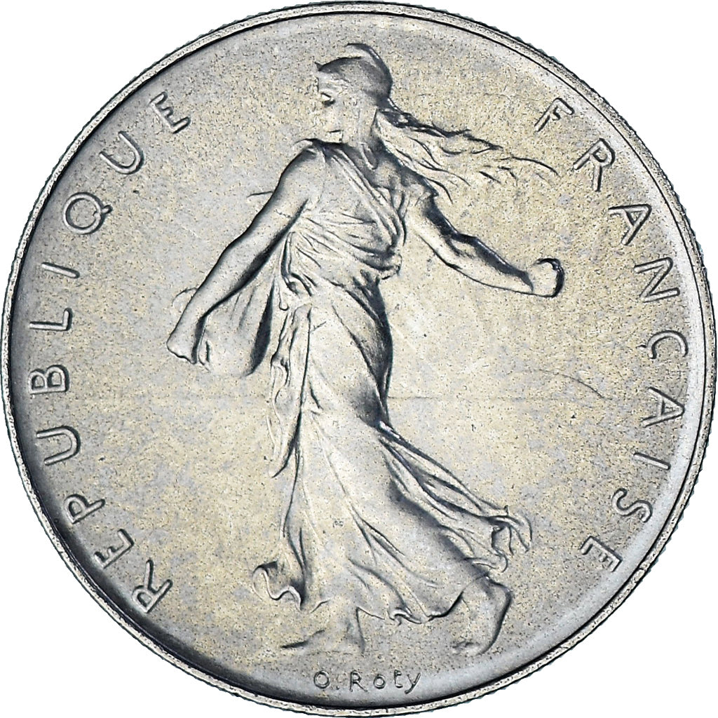 Moneta, Francia, Semeuse, Franc, 1975, Monnaie de Paris, série FDC, FDC