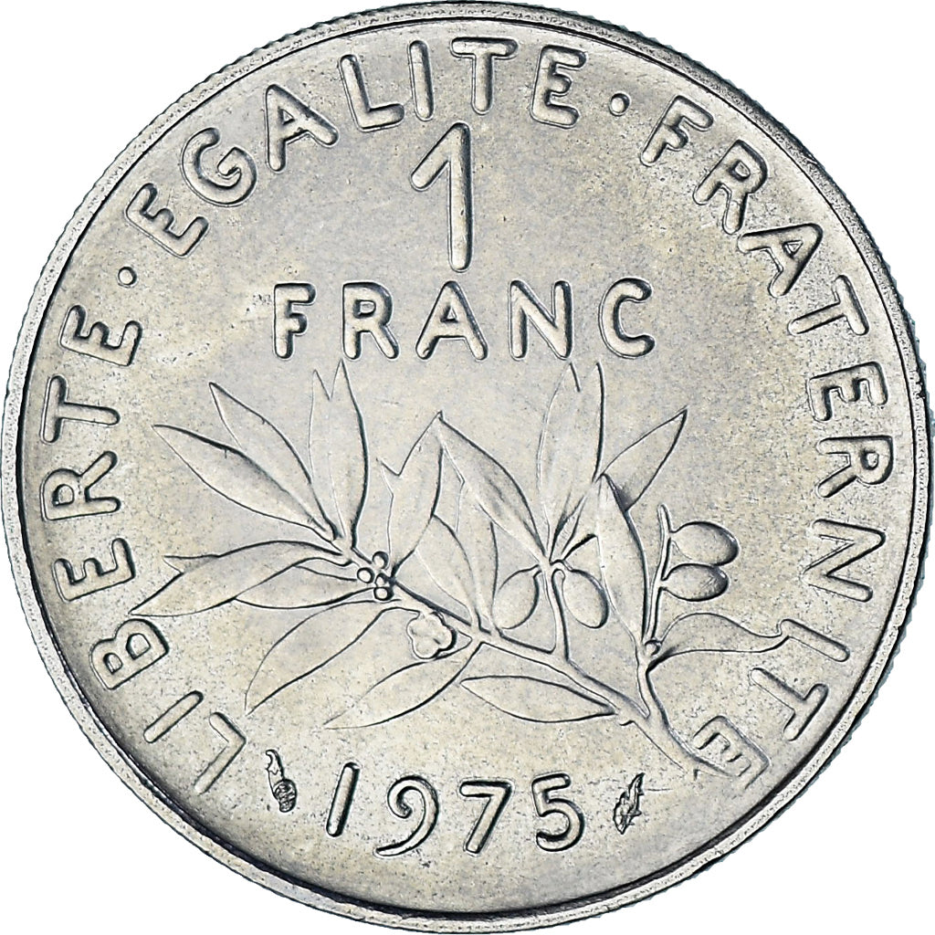 Moneta, Francia, Semeuse, Franc, 1975, Monnaie de Paris, série FDC, FDC