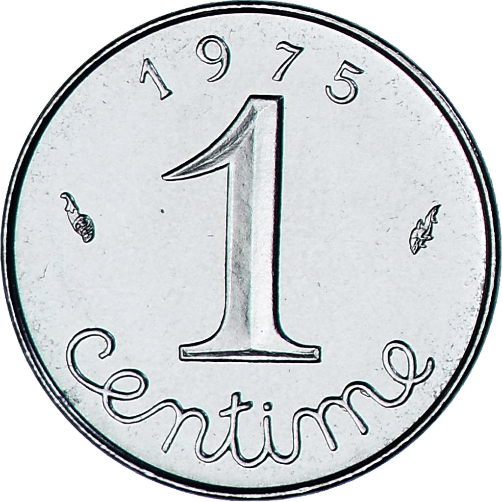 Coin, France, Épi, Centime, 1975, Monnaie de Paris, série FDC, MS(65-70)