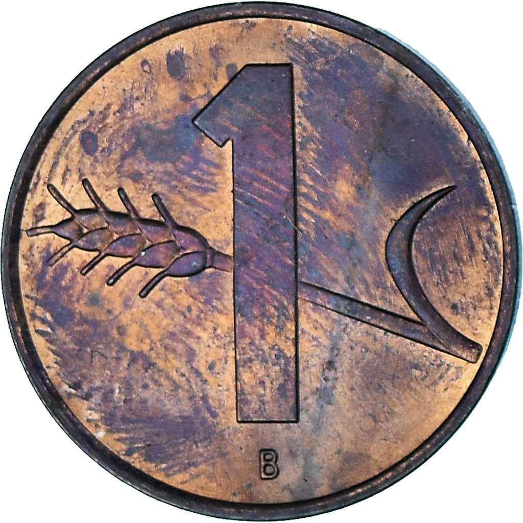 Coin, Switzerland, Rappen, 1968, Bern, AU(50-53), Bronze, KM:46