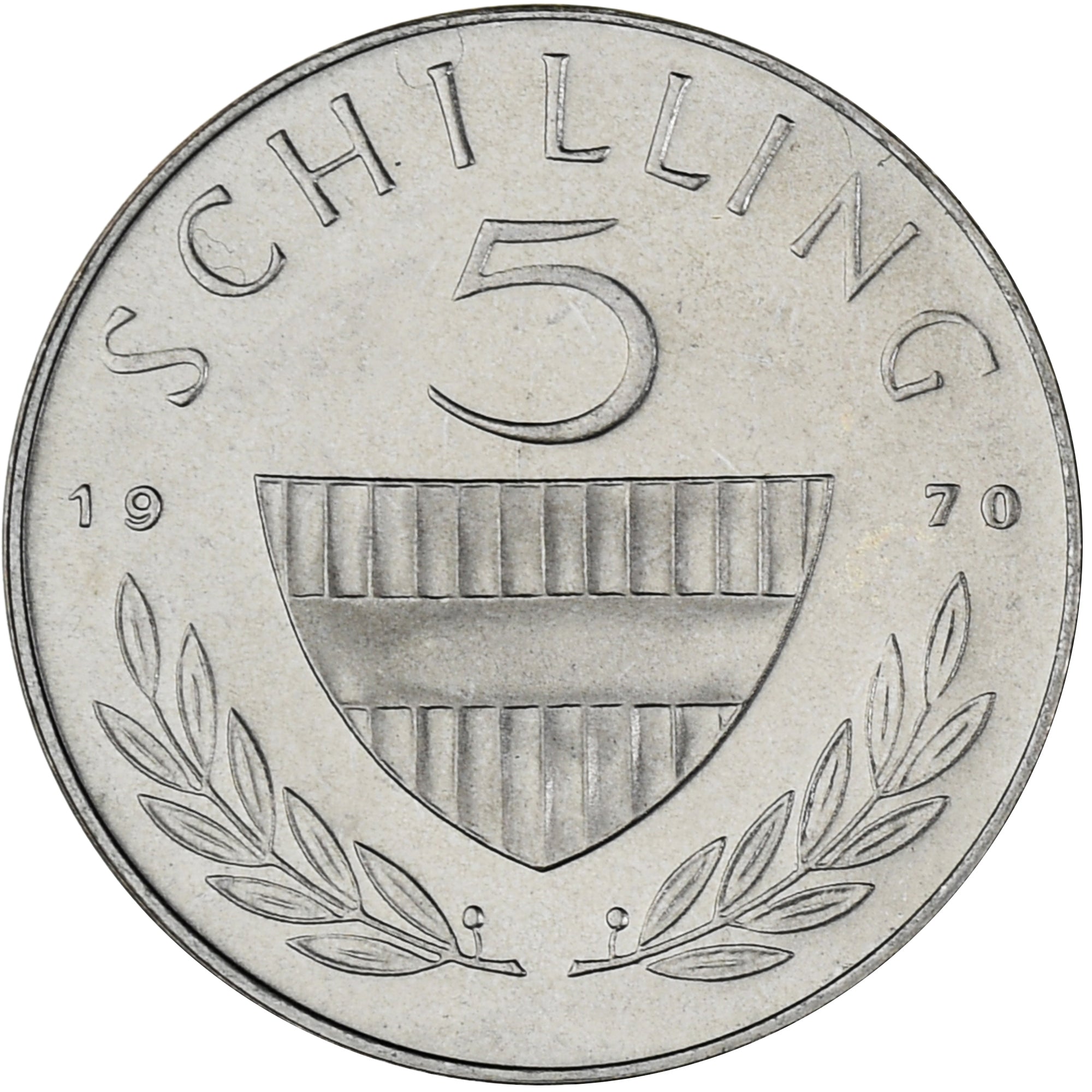 Moneta, Austria, 5 Schilling, 1970, Vienna, Proof, SPL, Rame-nichel, KM:2889a