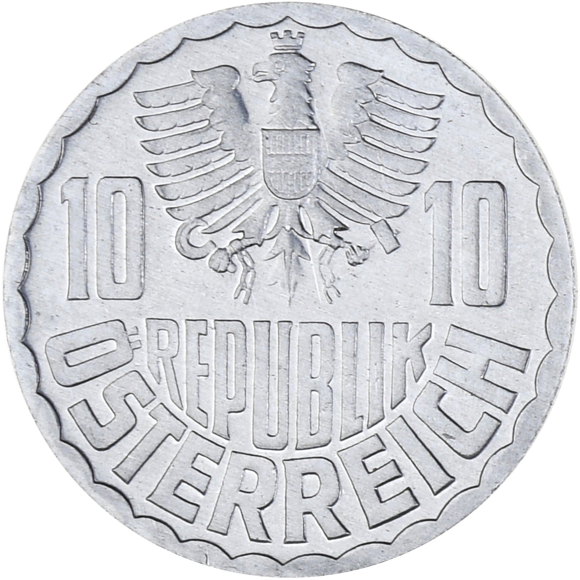 Moneda, Austria, 10 Groschen, 1970, Vienna, Proof, SC, Aluminio, KM:2878