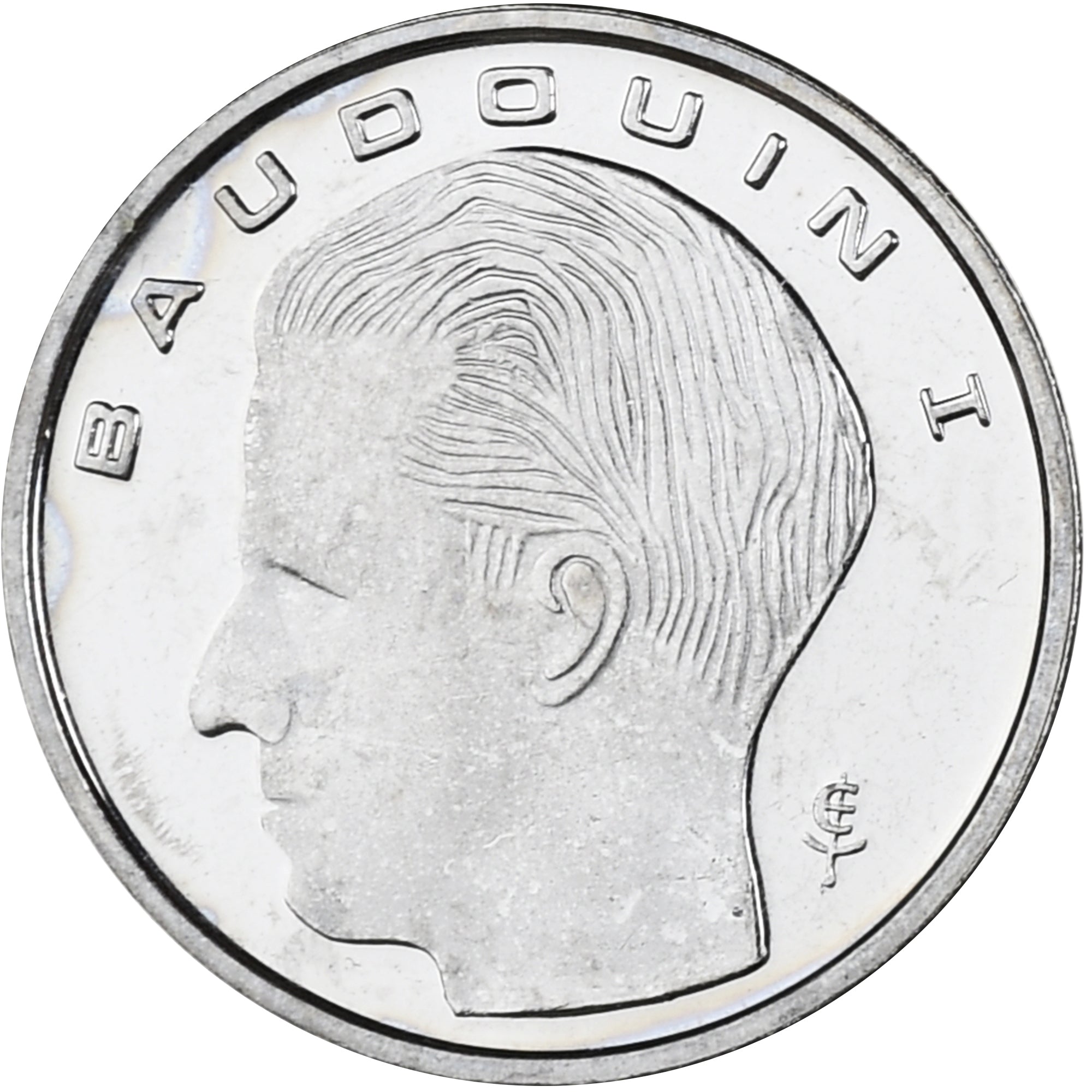 Moeda, Bélgica, Baudouin I, Franc, 1991, Brussels, série FDC, MS(65-70), Ferro