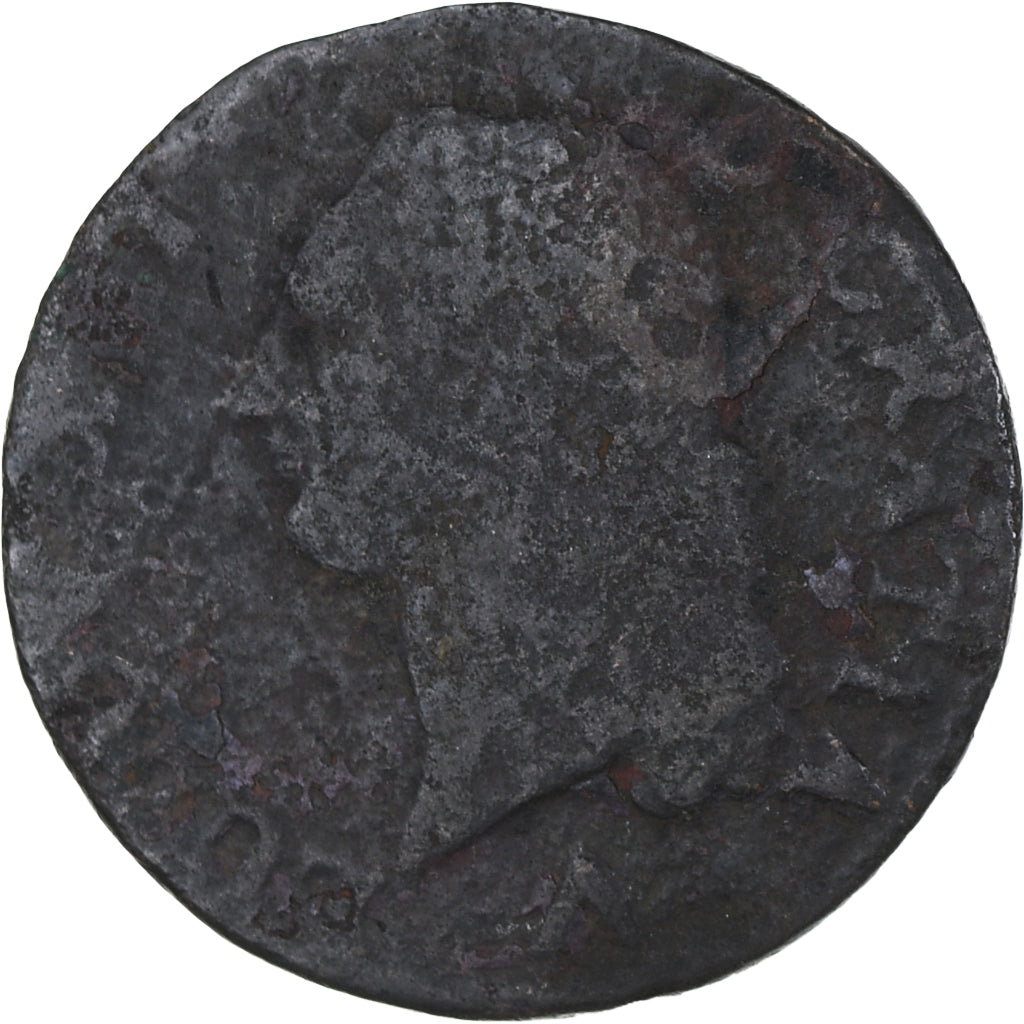 Monnaie, France, Louis XVI, Sol, 1783, Lille, B+, Cuivre, Gadoury:350