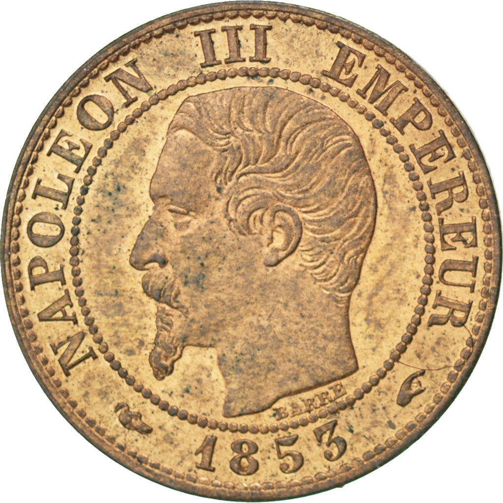 Monnaie, France, Napoleon III, Napoléon III, Centime, 1853, Paris, SPL, Bronze