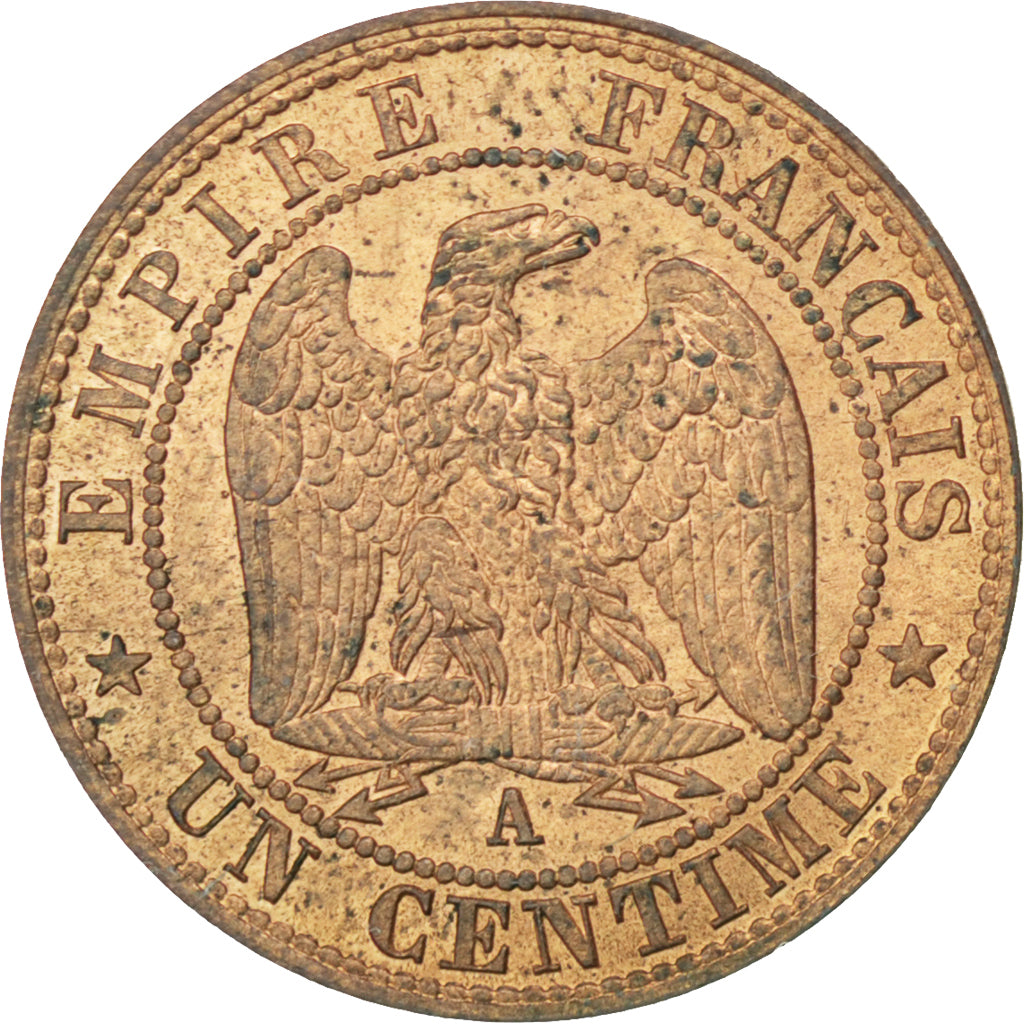 Monnaie, France, Napoleon III, Napoléon III, Centime, 1853, Paris, SPL, Bronze