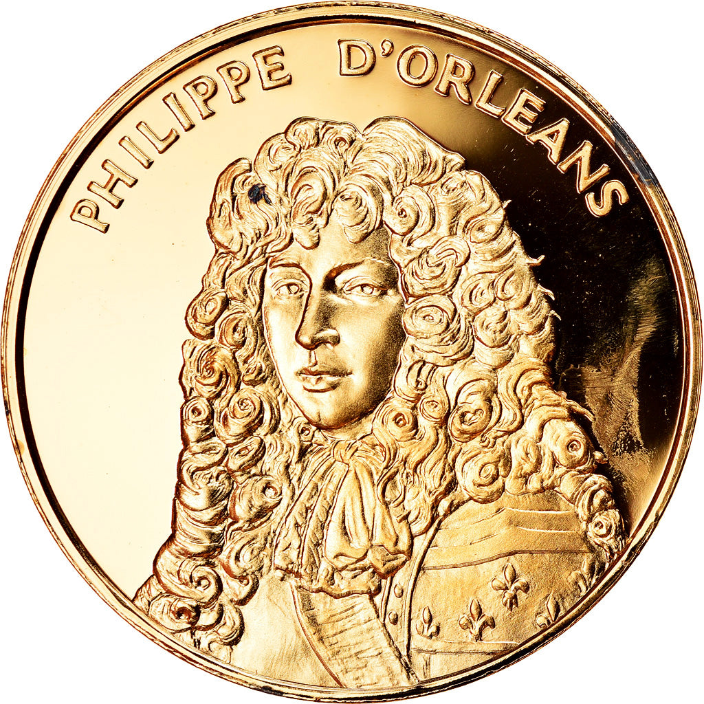 Francia, medalla, Philippe d'Orléans, La France du Roi Soleil, SC, Oro vermeil