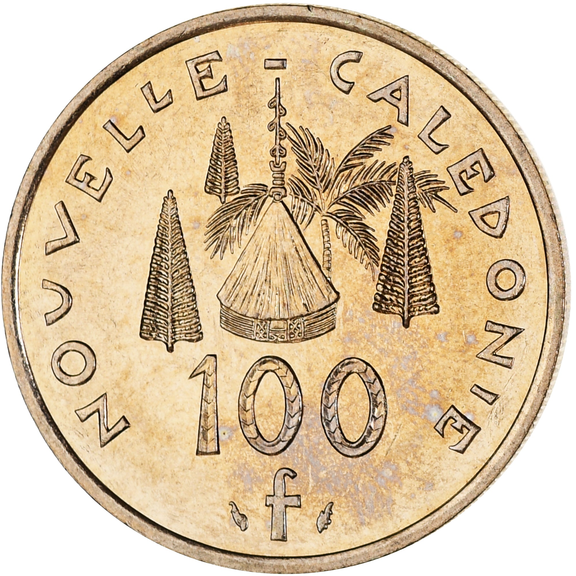 Moneta, Nuova Caledonia, 100 Francs, 1994, Paris, I.E.O.M., SPL-, Nichel-bronzo