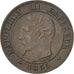 Monnaie, France, Napoleon III, Napoléon III, Centime, 1855, Marseille, TTB+