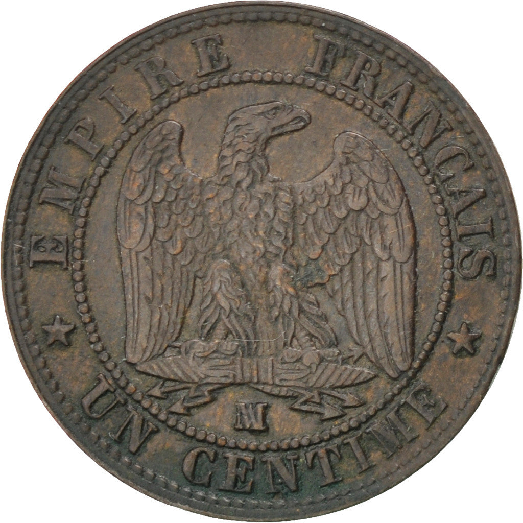Monnaie, France, Napoleon III, Napoléon III, Centime, 1855, Marseille, TTB+