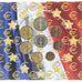 França, Coffret 1c. à 2€, 2003, Monnaie de Paris, BU, MS(65-70), N/D